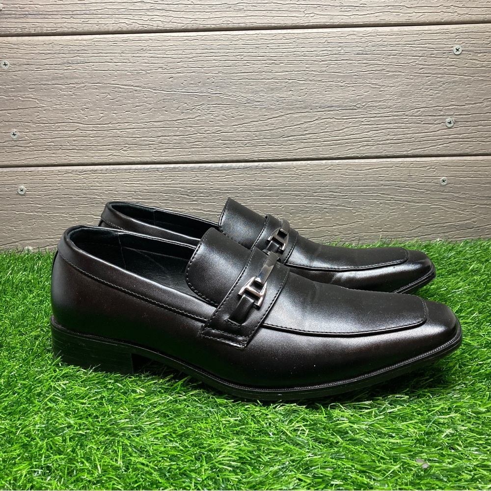 Perry Ellis Portfolio Stewart Men’s Slip On Dress Shoes Black Size 9